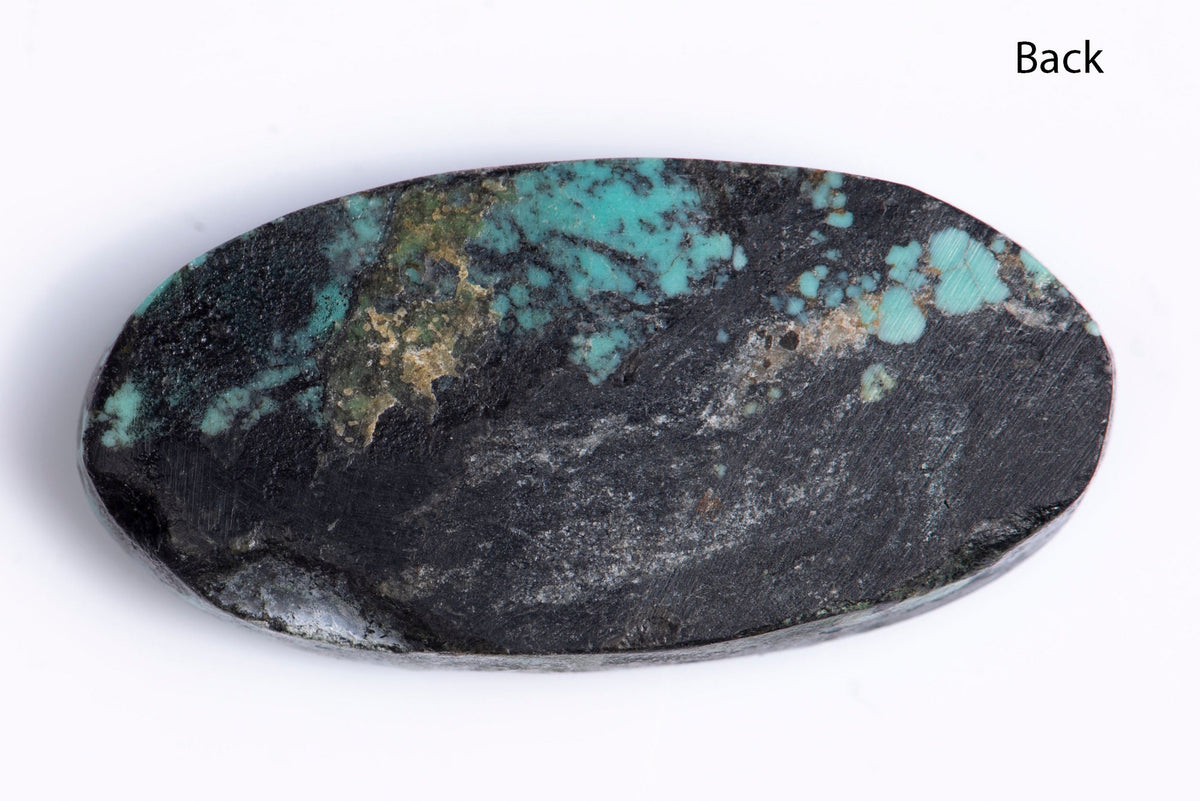 Natural Tibetan Turquoise 24.8ct Oval Cabochon