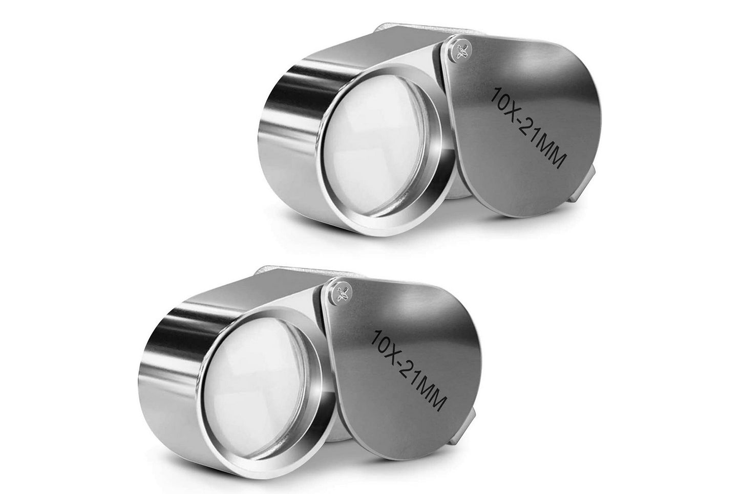 10x magnifying glass 21mm loupe for gemstone and jewelry inspection