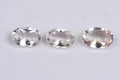 Natural morganite pink beryl 3 pieces 1.24ct oval cut loose gemstones for jewelry