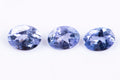 Natural tanzanite 3pcs 0.46ct 4x3mm oval cut loose gemstones for jewelry