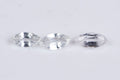 Естествен бял сапфир 3 броя 0.55ct 5x2.4mm нагряван, маркиз шлифовка, камъни за бижута