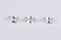 Natural white sapphire 3 pieces 0.62ct 5x2.4mm heated marquise cut loose gemstones for jewelry