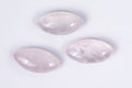 Natural rose quartz 3pcs 13ct marquise cabochons loose gemstones