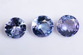 Natural tanzanite 3pcs 0.62ct 3.8mm round cut loose gemstones for jewelry