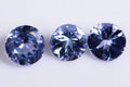 Natural tanzanite 3pcs 0.69ct 3.8mm round cut loose gemstones for jewelry