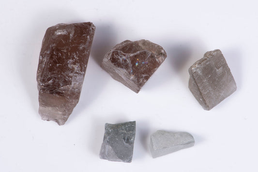 4 pieces purple and green apatite from Pakistan 17.6g
