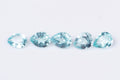 Естествен син апатит 5 броя 0.80ct 4x3mm капковидна шлифовка, камъни за бижута
