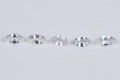 Естествен бял сапфир 5 броя 0.46ct нагряван, маркиз шлифовка, камъни за бижута
