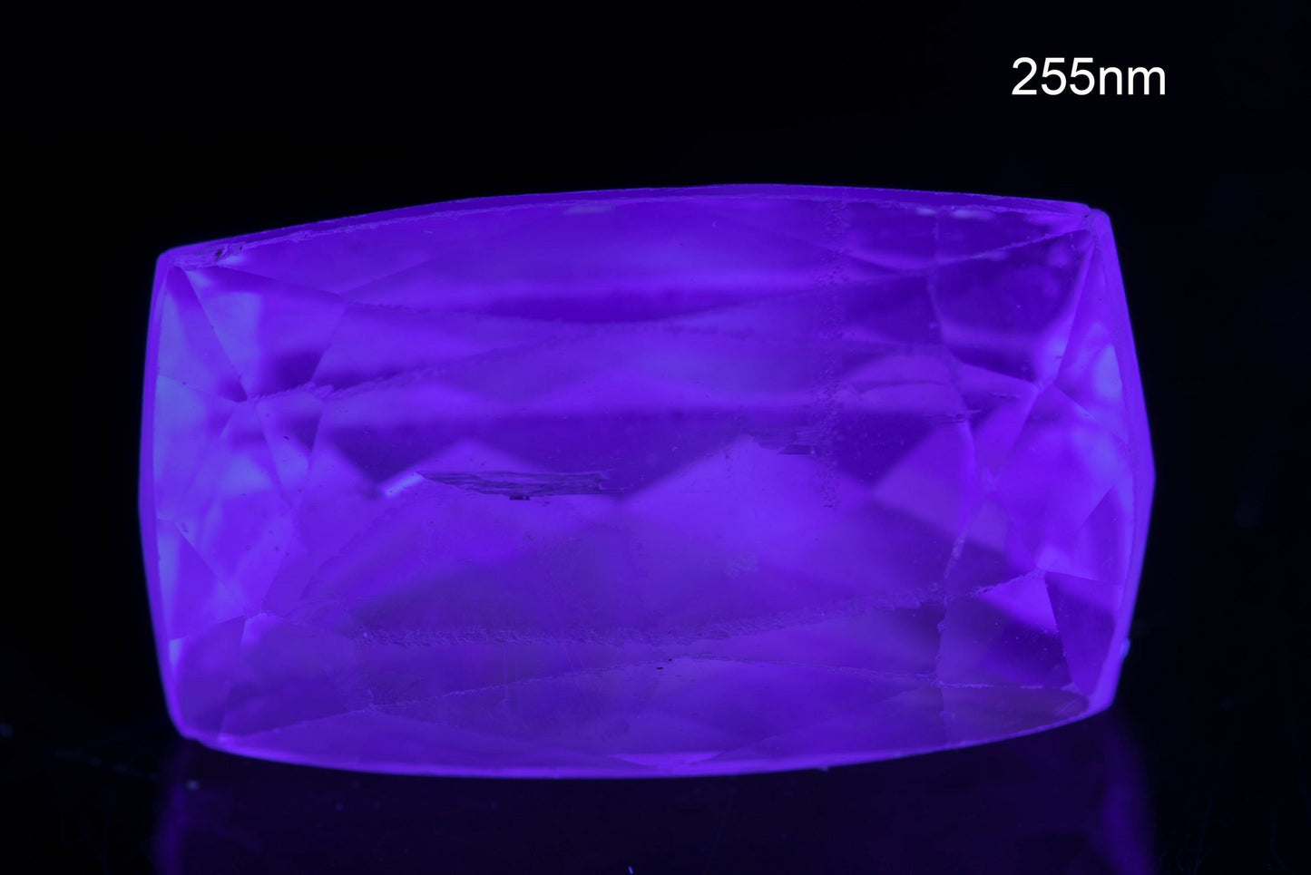 Big Pink kunzite spodumene 11.32ct fluorescent octagon cut