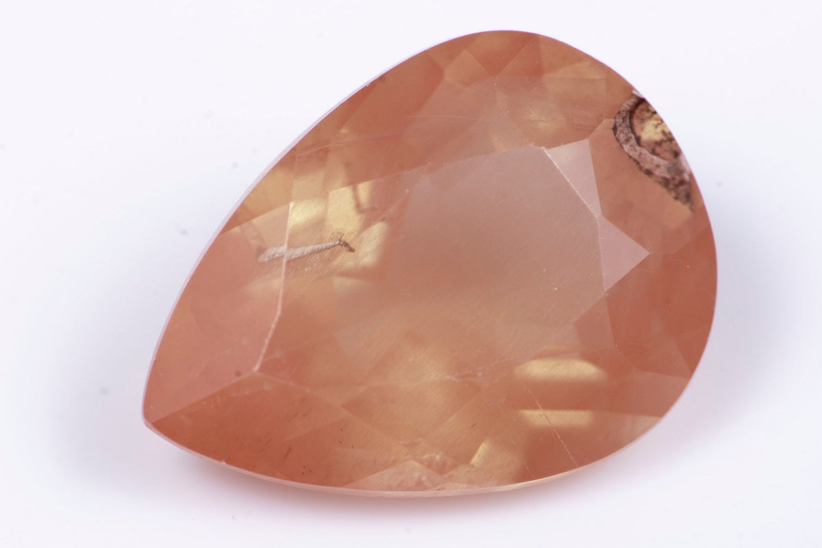 Natural Andesine Feldspar 6.18ct Teardrop Cut