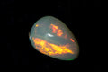 Natural Australian white opal 2.69ct teardrop cabochon loose gemstone