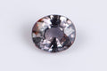 Natural bi-color parti sapphire 0.33ct VS untreated oval cut loose gemstone for jewelry