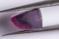 Естествен двуцветен лилав турмалин 2.12ct полиран, единичен камък