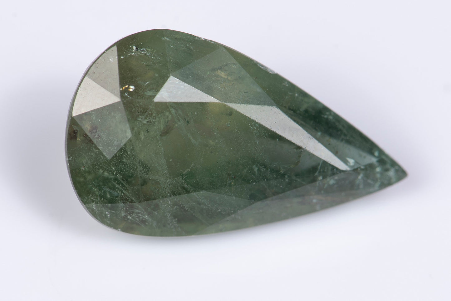Big aquamarine beryl 14.42ct teardrop cut