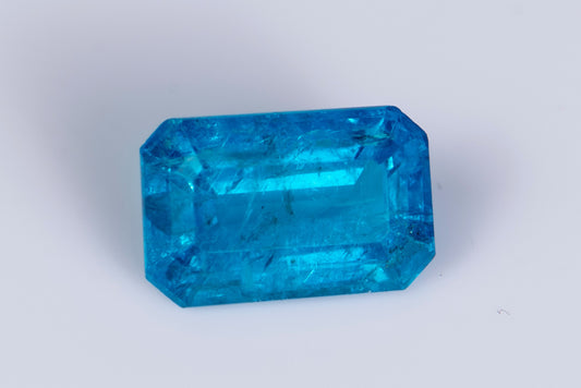 Blue apatite 1.81ct octagon cut