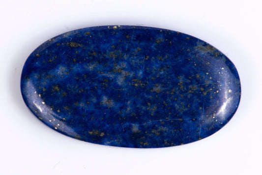 Blue lapis lazuli 24.6ct oval cabochon