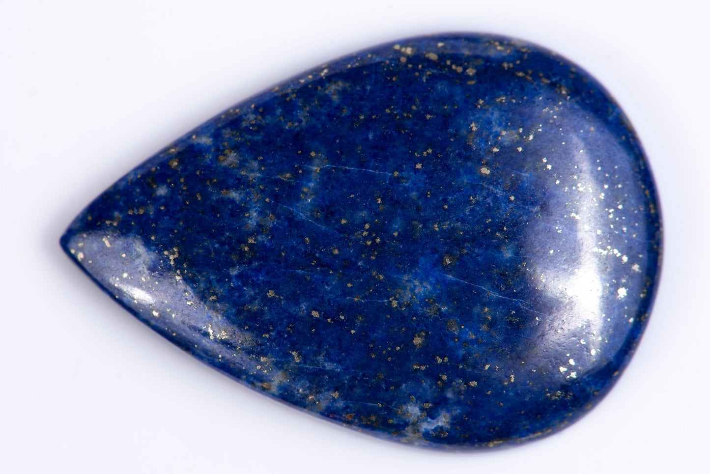 Blue lapis lazuli 55.73ct teardrop cabochon