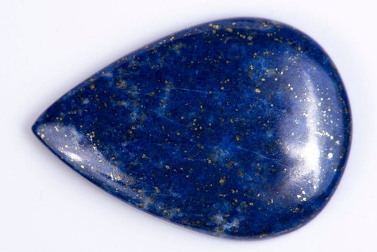 Blue lapis lazuli 55.73ct teardrop cabochon