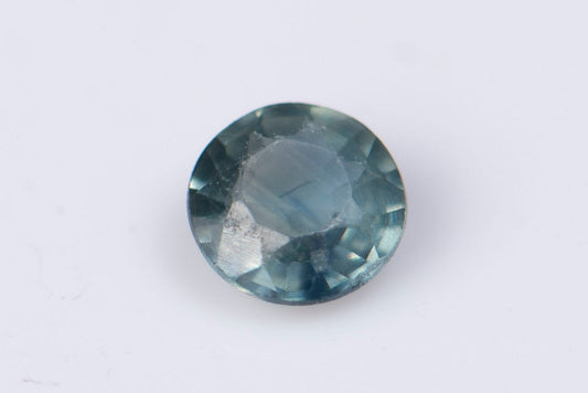 Blue sapphire 0.15ct 3mm heated round cut