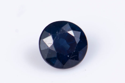 Blue sapphire 0.18ct 3.2mm heated round cut