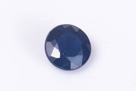 Blue sapphire 0.21ct 3.5mm heated round cut
