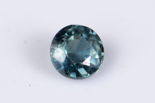 Blue sapphire 0.22ct 3.4mm heated round cut