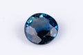 Естествен син сапфир 0.22ct 3.5mm нагряван, кръгла шлифовка, единичен камък за бижута