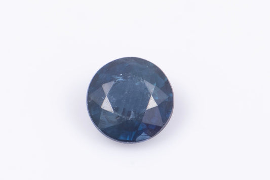 Blue sapphire 0.23ct 3.4mm heated round cut