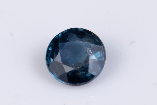 Blue sapphire 0.24ct 3.5mm heated round cut