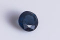 Естествен син сапфир 0.27ct 3.7mm нагряван, кръгла шлифовка, единичен камък за бижута