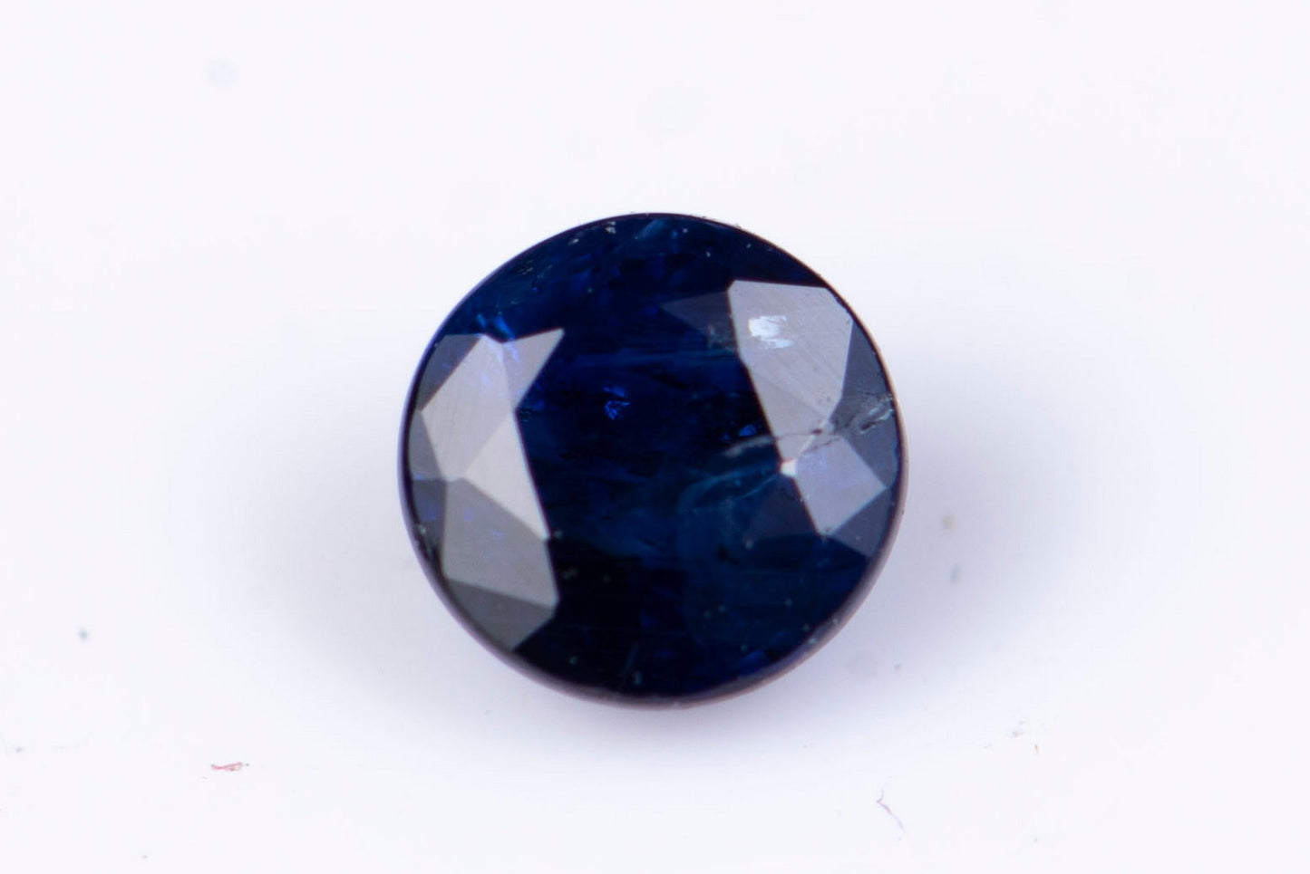 Blue sapphire 0.28ct 3.4mm heated round cut