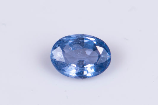 Blue sapphire 0.31ct heated only oval cut