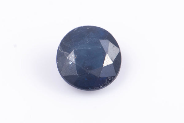 Естествен син сапфир 0.32ct 3.8mm, нагряван, кръгла шлифовка