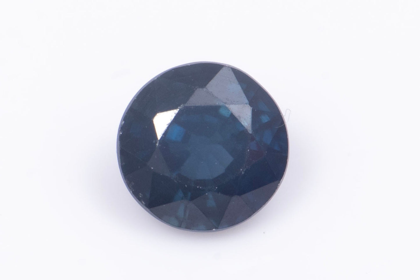 Blue sapphire 0.34ct 3.8mm heated round cut