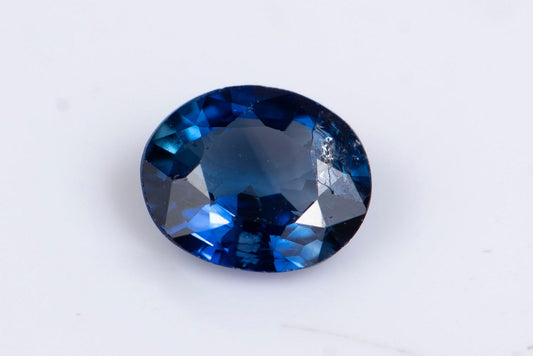 Blue sapphire 0.35ct heated oval cut