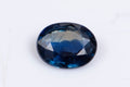 Natural blue sapphire 0.41ct heated oval cut loose gemstone for jewelry