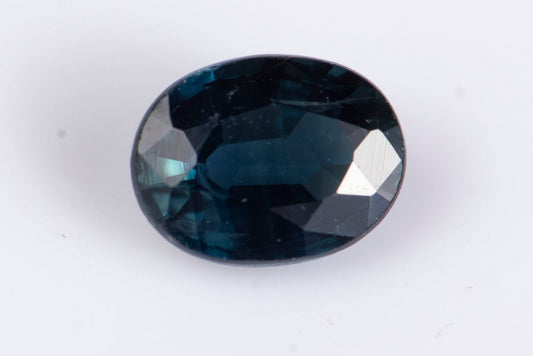 Blue sapphire 0.41ct heated oval cut
