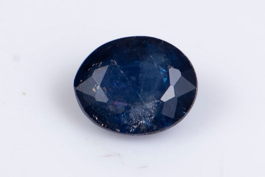 Blue sapphire 0.44ct heated oval cut