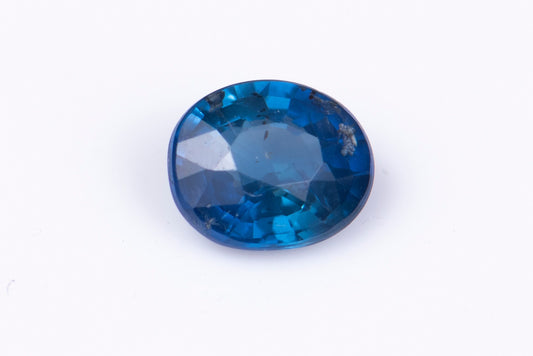Blue sapphire 0.50ct heated oval cut
