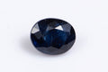 Natural blue sapphire 0.51ct heated oval cut loose gemstone for jewelry