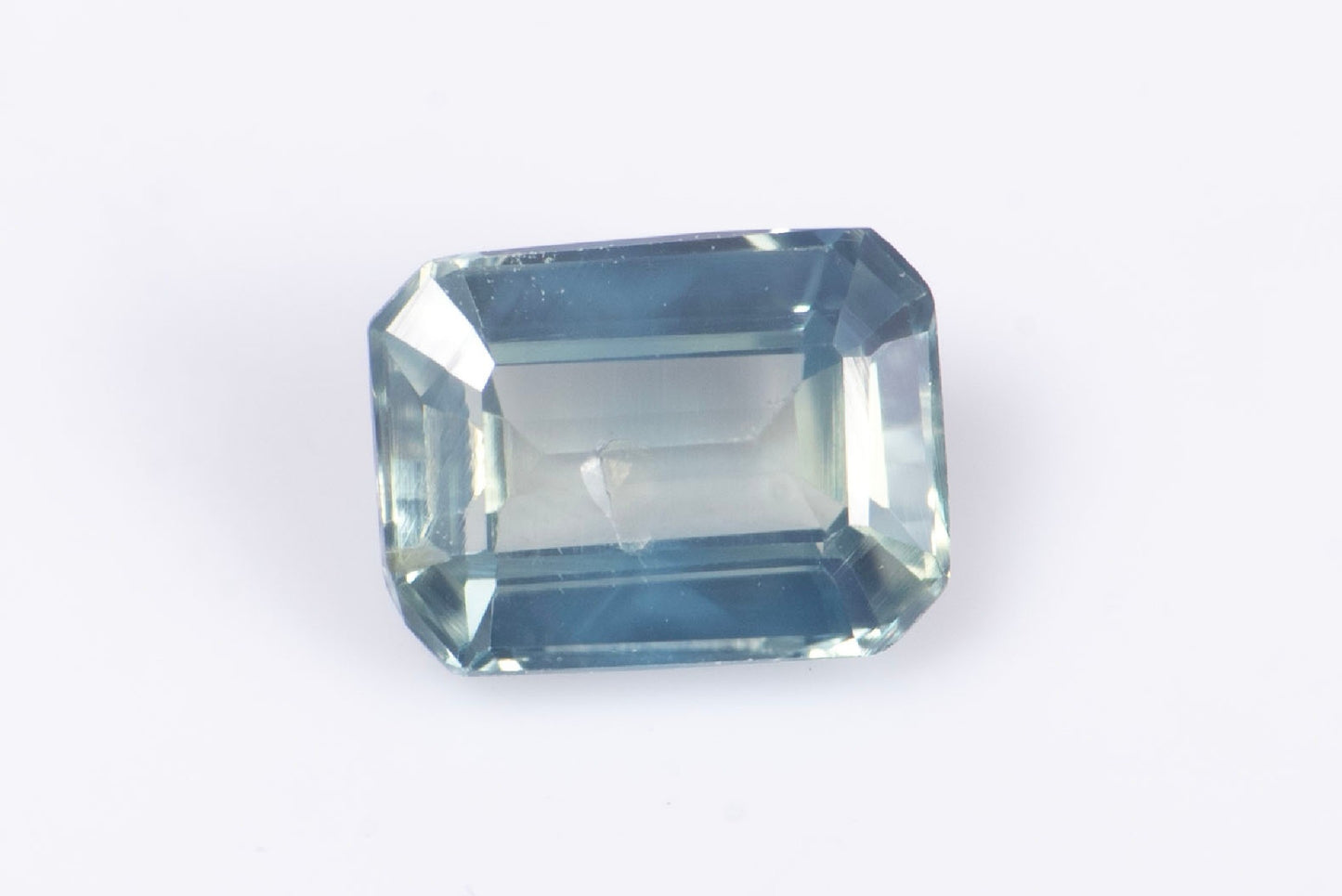 Blue sapphire 0.52ct VS untreated octagon cut