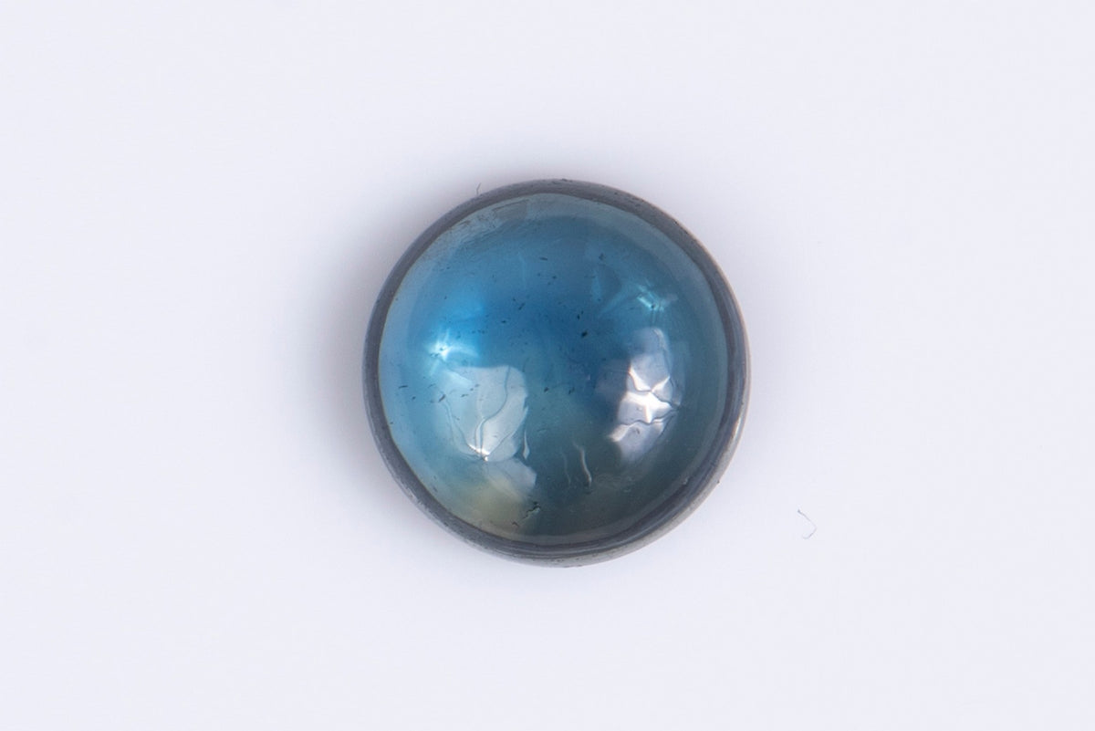 Natural Blue Sapphire 0.53ct 4.7mm Heated Cabochon