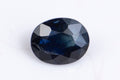 Natural blue sapphire 0.55ct heated oval cut loose gemstone for jewelry