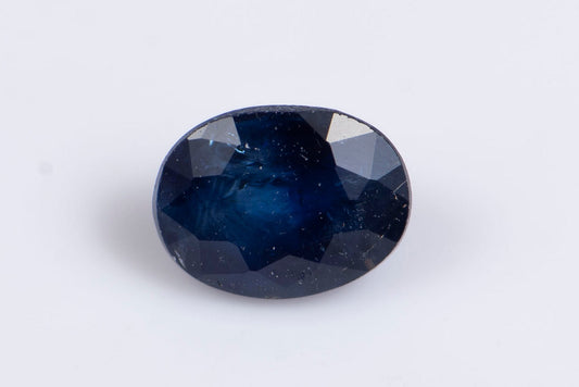 Blue sapphire 0.56ct heated oval cut