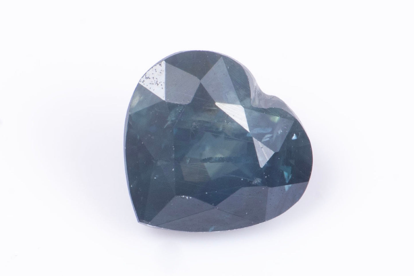 Blue sapphire 0.59ct untreated heart cut Australia