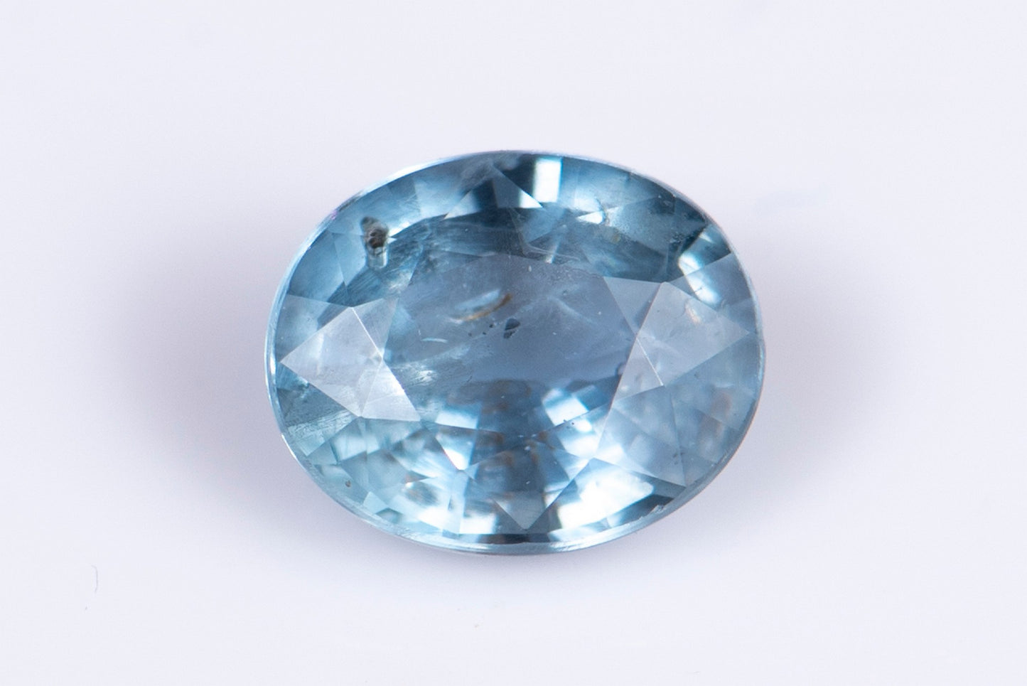 Blue sapphire 0.62ct heated only oval cut