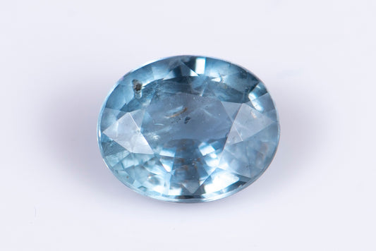 Blue sapphire 0.62ct heated only oval cut