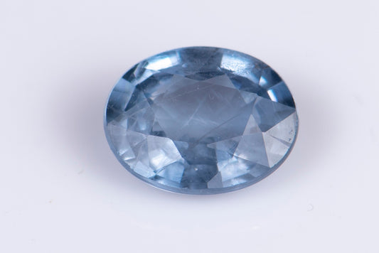Blue sapphire 0.64ct heated only oval cut