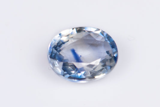 Blue sapphire 0.68ct heated only oval cut