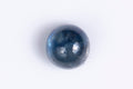 Natural blue sapphire 0.72ct 4.3mm heated cabochon loose gemstone for jewelry